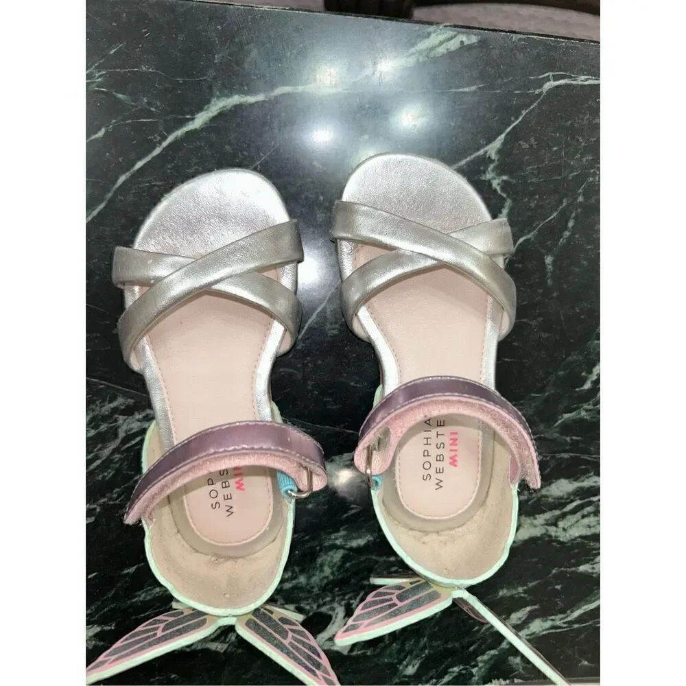 Sophia Webster mini butterfly toddler shoes sz 24 /7